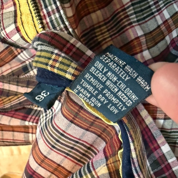 POLO RALPH LAUREN Madras Multicolor Plaid Shorts Men's Size 36 100% Cotton Golf - Picture 7 of 14